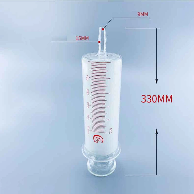 Стеклянные шприцы Большой Калибр стеклянная клизма устройство для колбасы