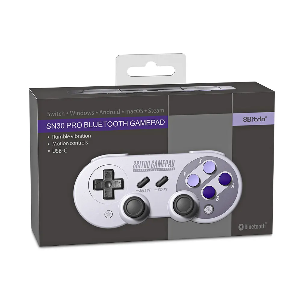 8bitdo SF30 Pro Беспроводной Bluetooth геймпад контроллер Switch для