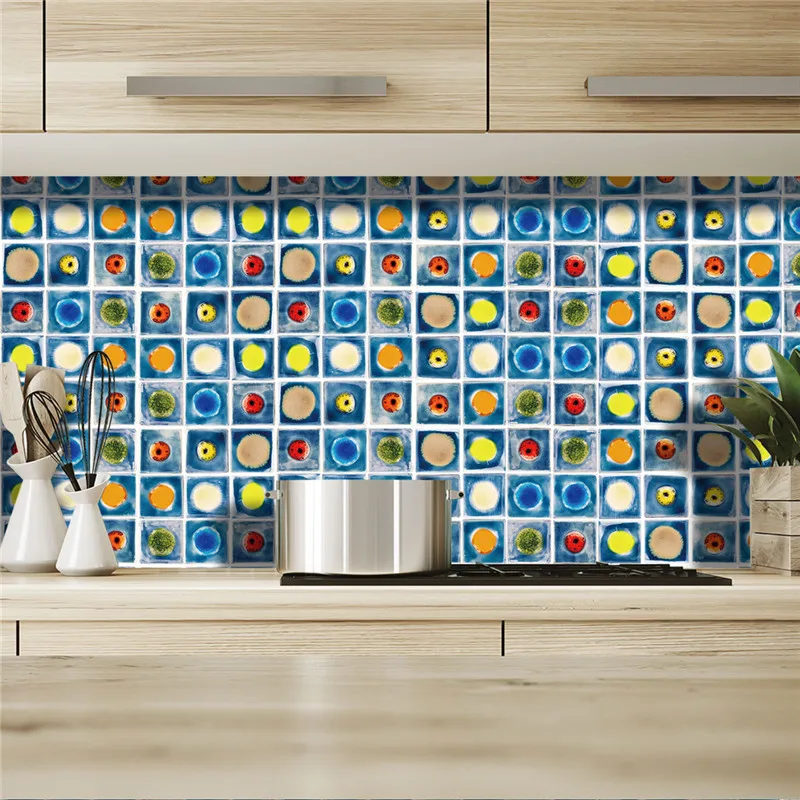 Мозаичная настенная плитка пилинг и палка самоклеющаяся задняя панель Сделай