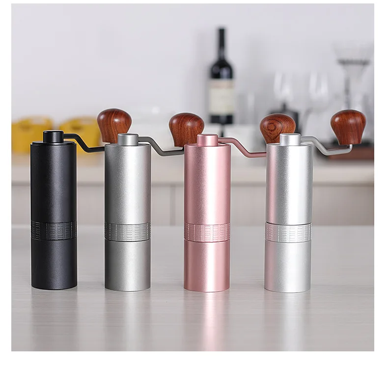 買取 新しいハンドヘルドコーヒー粉砕機ポータブルミニコーヒーグラインダーステンレス鋼コーヒーgrinde Accessoriesrres