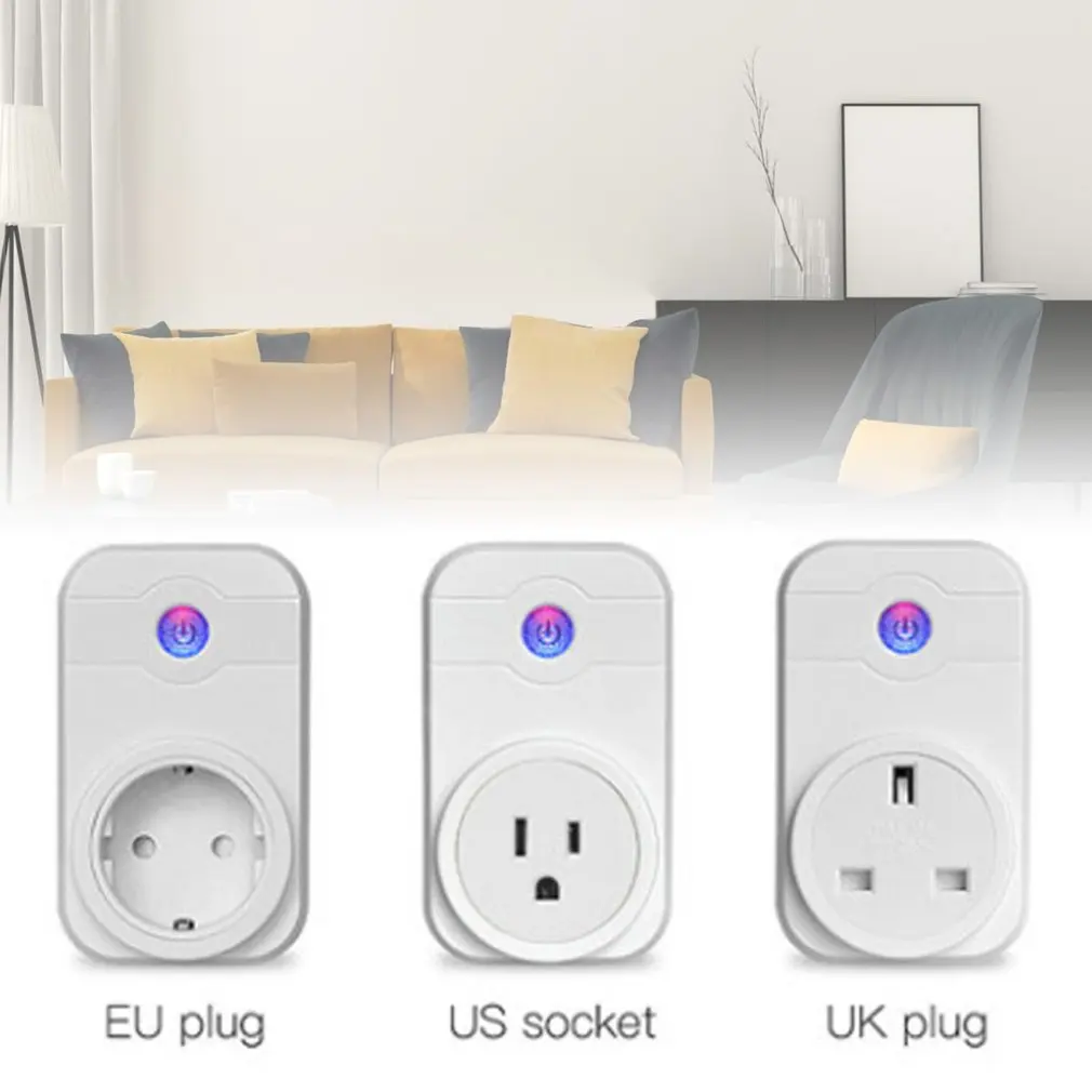 Умная розетка/Wi Fi мобильный телефон таймер голосовое управление розетка US UK EU