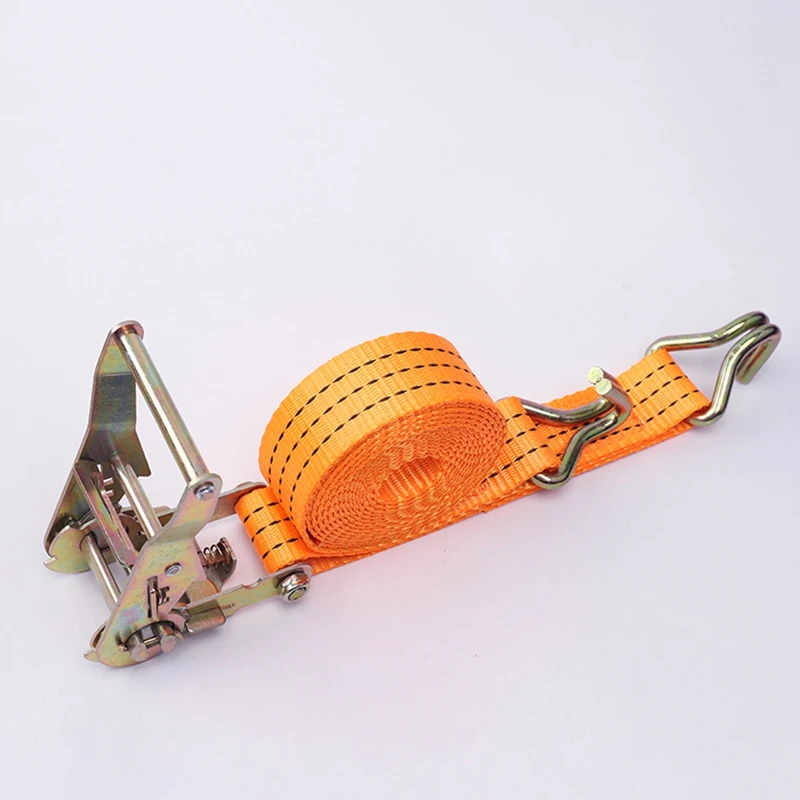 

4Pcs Durable Ratchet Tie Down Cargo Straps Moving Hauling Truck Motorcycle 15 Inch