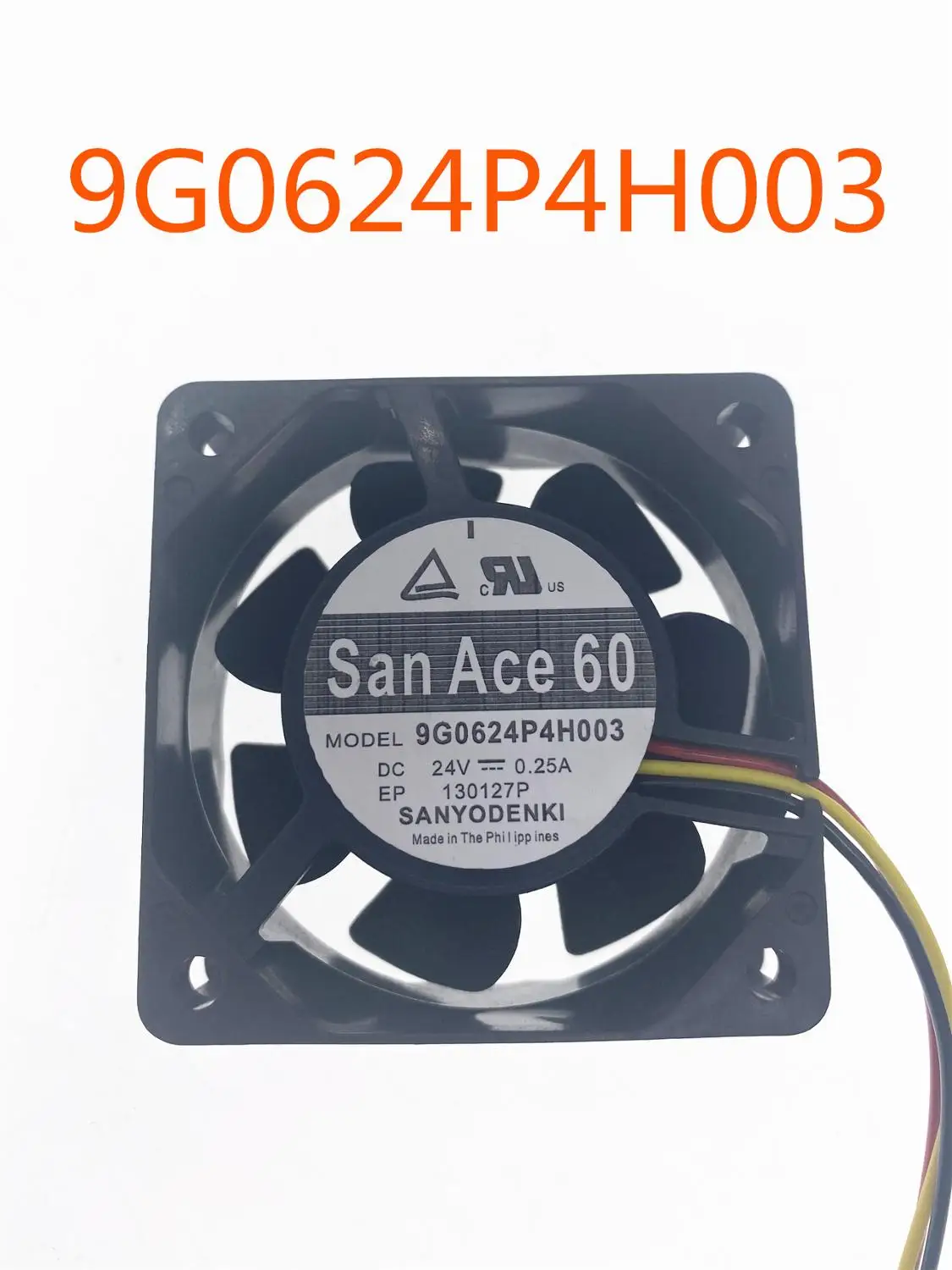 

For SANYO 9G0624P4H003 DC 24V 0.25A 60x60x25mm 4-wire Server Cooling Fan