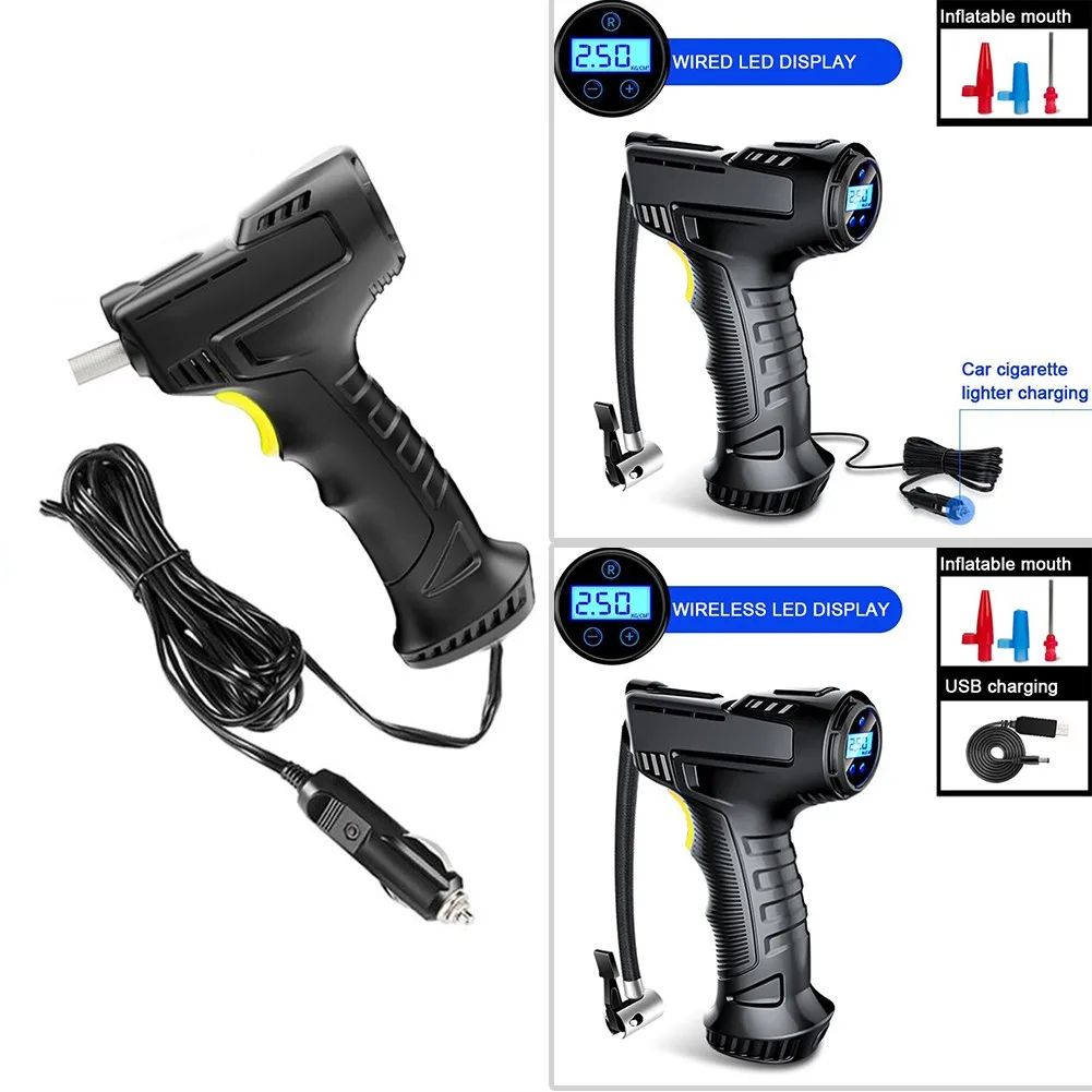 

Handheld Air Pump Pumper Motorcycles Plastic Portable Rechargeable Auto