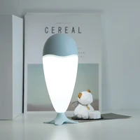 c5 flowertail night light touch led cartoon usb charging dimming table lamp holiday gift living room bedroom bedside decoration