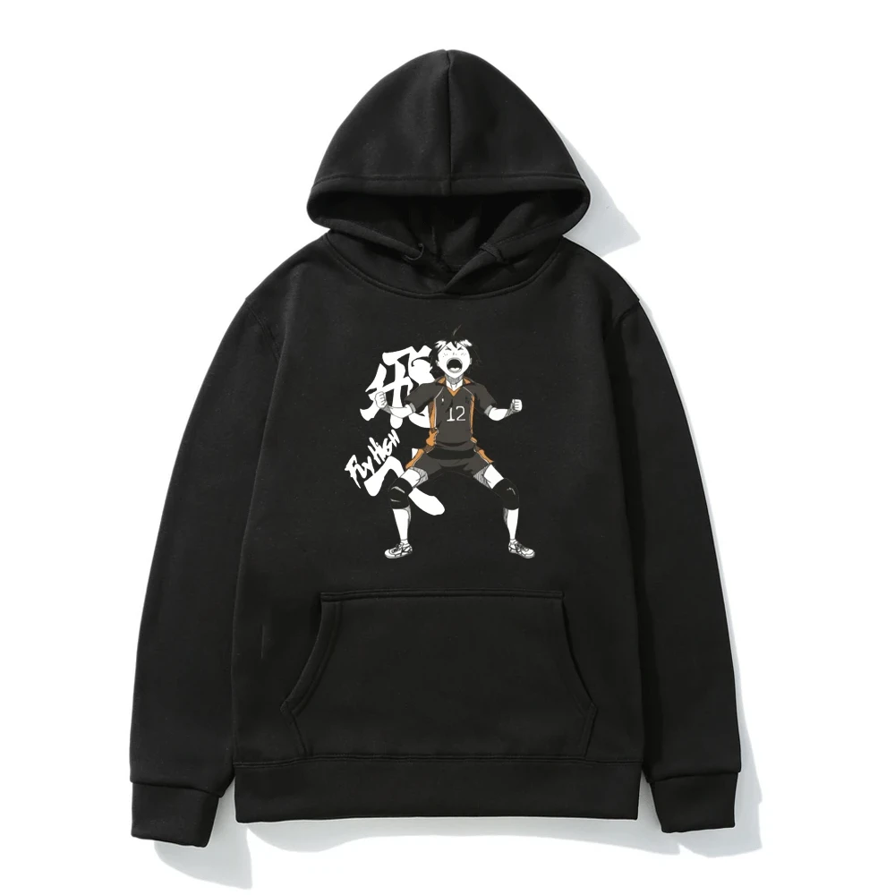 

Anime Oya Oya Oya Haikyuu Hoodie Men Women Tadashi Yamaguchi Comic Pattern Pullover Autumn and Winter Youth Tracksuit Sweatshirt