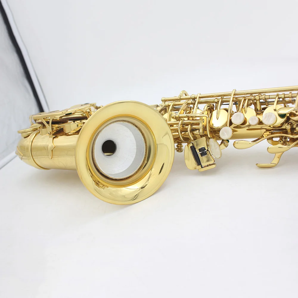 

Saxophone Silencer Woodwind Musical Instrument Accessories Light-Weight Aluminum Alloy Mute Dampener for Alto Tenor Soprano Sax