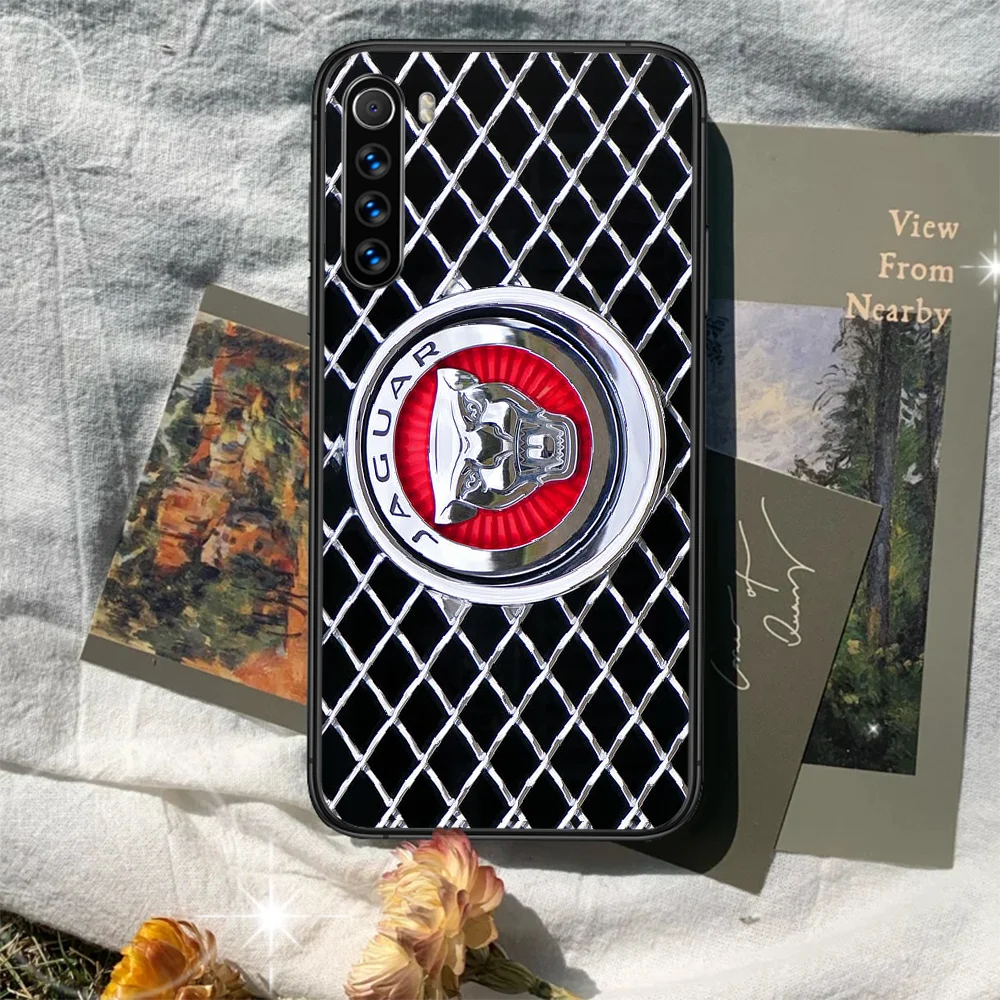 

British car Jaguars Phone Case For XIAOMI Redmi Note 5 7 8 T 9 6A 7A 8A 9S K 20 30 Pro black Coque 3D Funda Painting Hoesjes