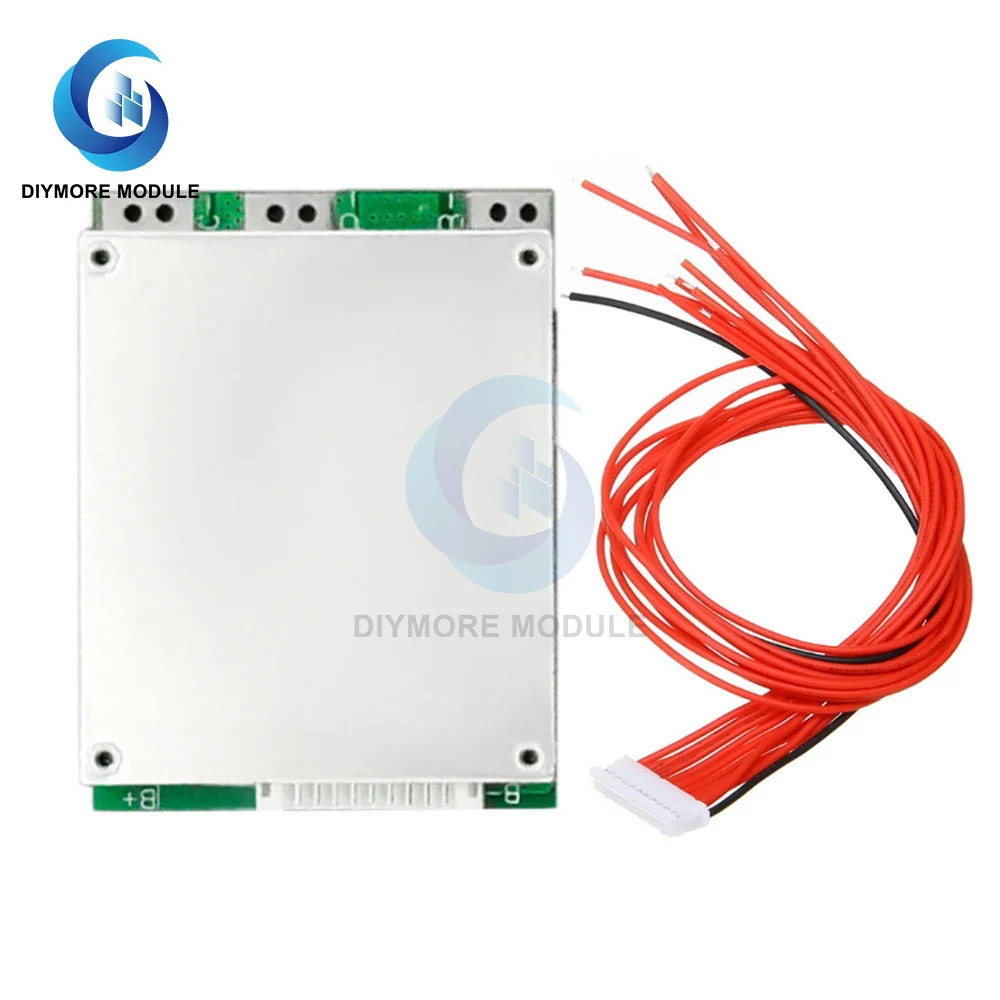 BMS 10S 36V 15A 20A Li-ion Lithium Battery Charge Protection Board with Balance PCB PCM For E-bike Escooter 18650 Cells Charging |