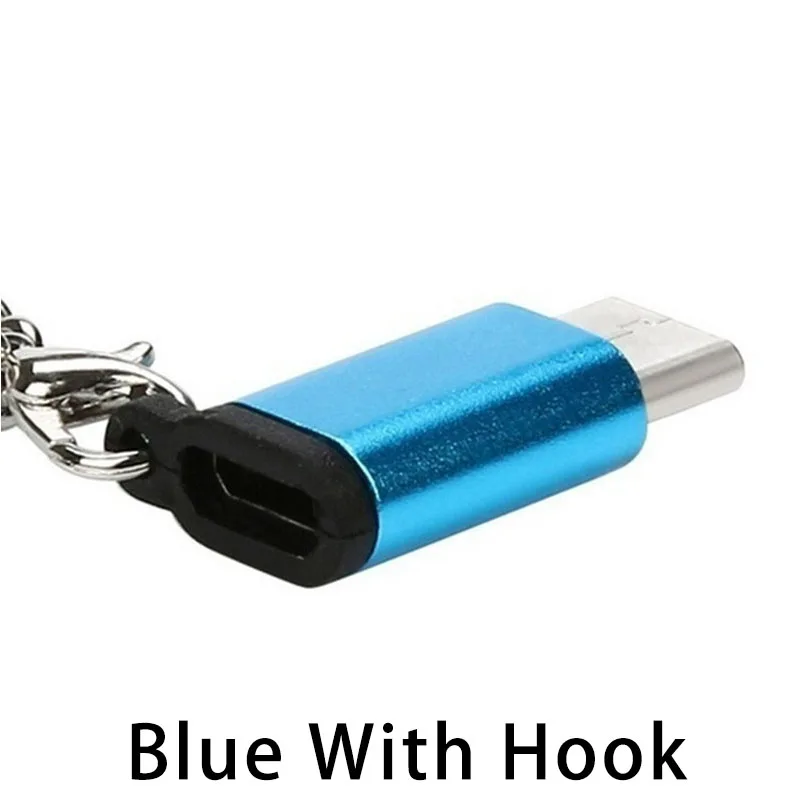 04 Брелок Тип usb C кабель-переходник «папа»-Micro USB переходник с внутренней резьбой Тип usb-C Поддержка OTG usb флэш накопитель для Xiaomi 4C/LeTV/huawei/htc Oneplus планшетный компьютер LG - Цвет: 04