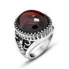 Кольцо мужское металлическое в стиле панк, классическое модное вечернее Ювелирное Украшение в стиле хип-хоп, из камней правильной геометрической формы