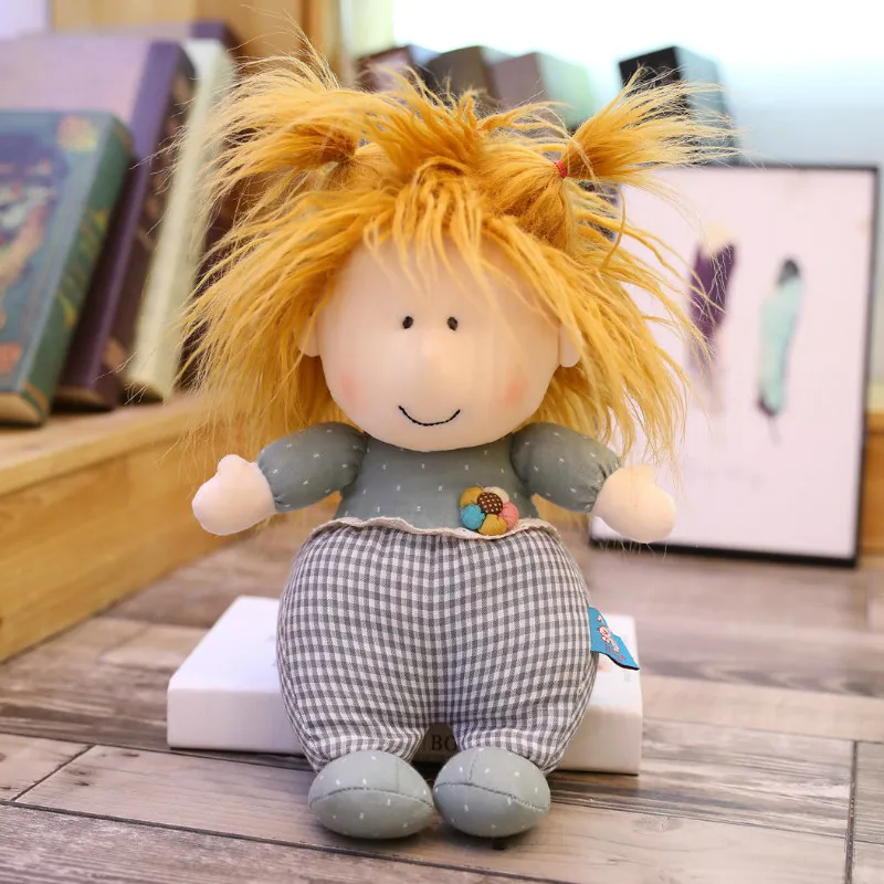Милые плюшевые куклы маленькой сестры набивные игрушки принцессы для девочек