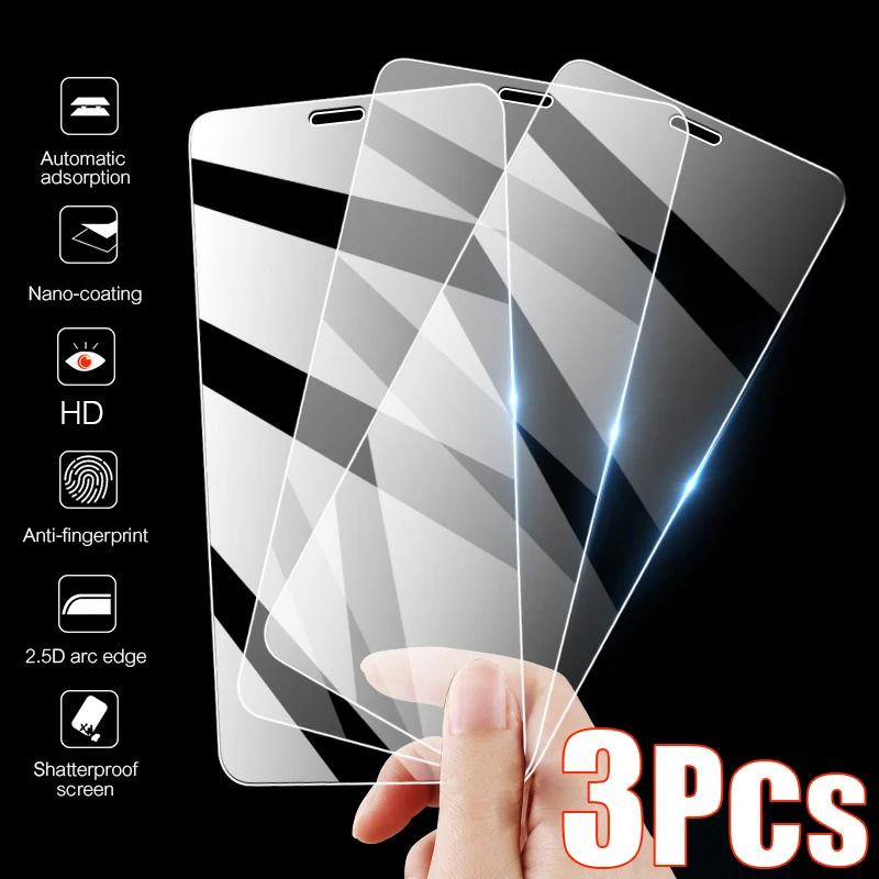 

Закаленное стекло для iPhone 13, 12, 11 Pro Max, защита экрана 7, 8 X, Xs, Xr, SE Plus Mini, 2020 S, фотопленка, не пленка, аксессуары для 13Pro, 12Pro