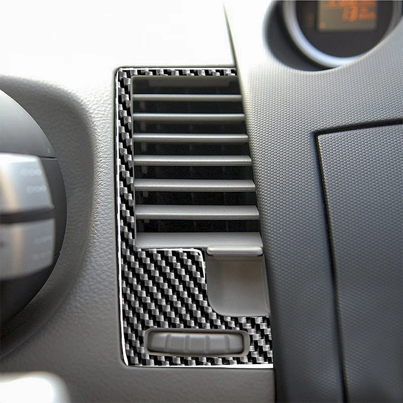 

Автомобильные аксессуары из углеродного волокна, защитная крышка для внутреннего и Центрального управления воздуховыпускным отверстием, ...