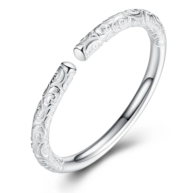 

Chinese style Suzhou Yunnan snowflake silver handmade bracelet women's pure silver 999 silver bracelet friends birthday gift