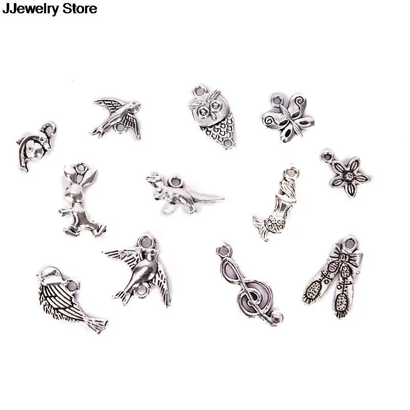 100 шт. в партии смешанные Античные Мини Подвески ручной работы тибетские DIY