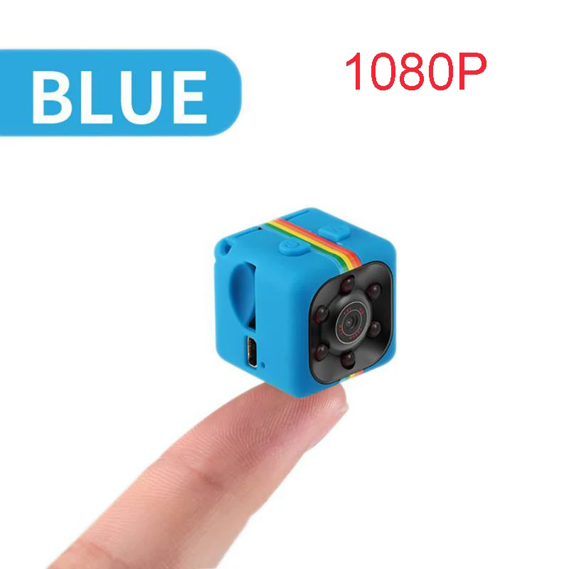 Blue 1080P 480 P / 1080 P mini camera sports DV mini camera sports DV infrared night vision camera car DV digital video recorder sd - Цвет: Blue 1080P