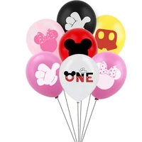 12 inch minnie printed latex balloon babys first birthday mickey theme party decoration 139