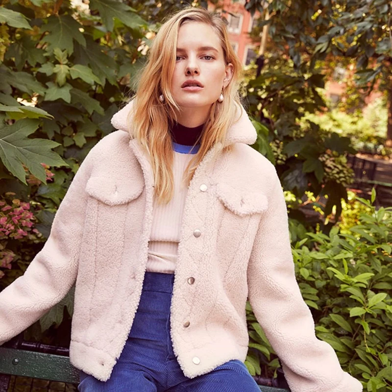 Высококачественное Женское пальто из искусственного меха 2019 зимняя теплая