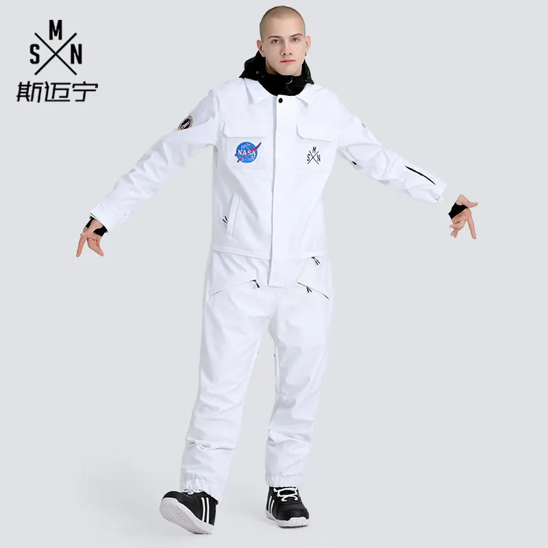 Брендовый слитный лыжный костюм SMN женский для сноуборда лыжная куртка взрослых