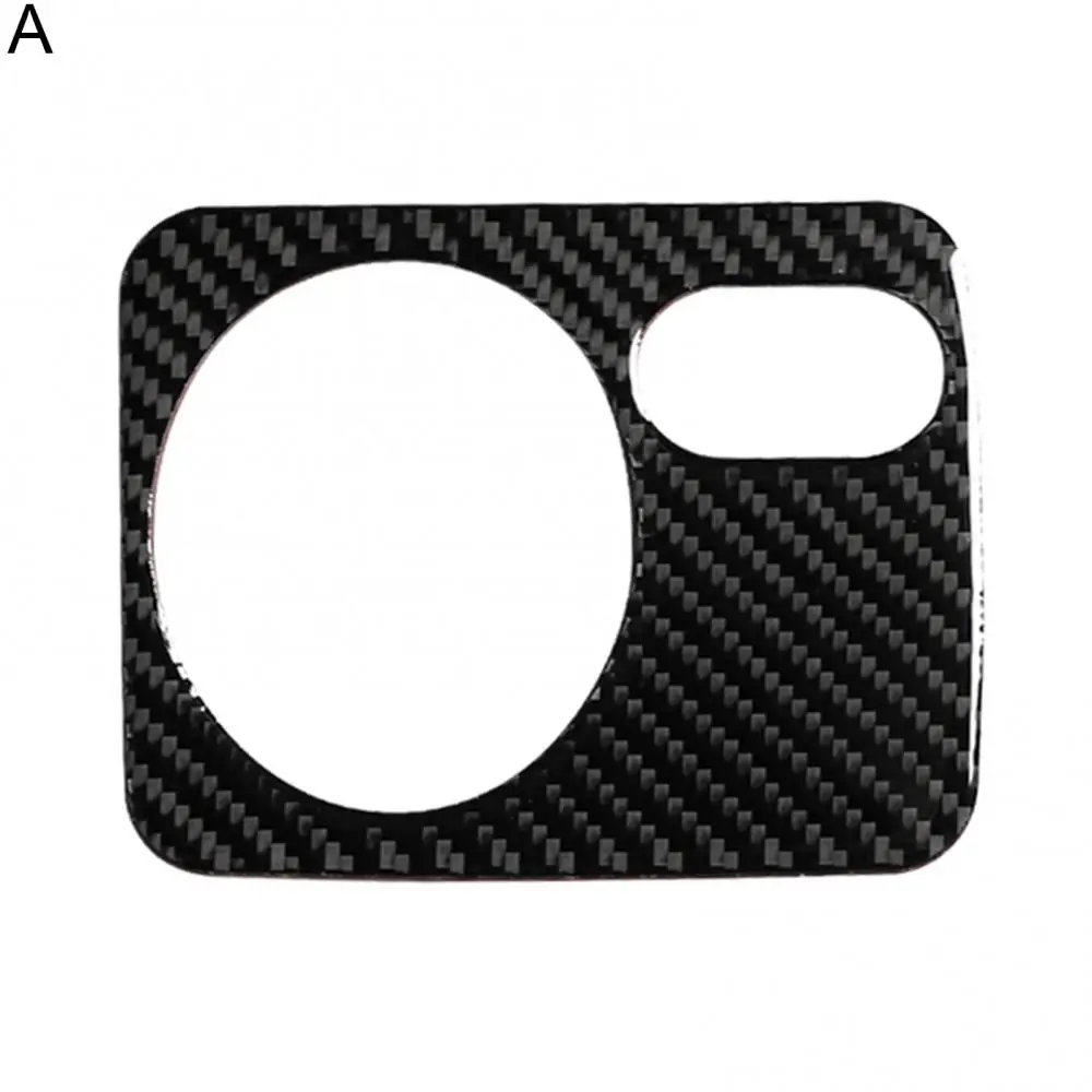 Наклейка на раму переключателя фар из углеродного волокна устойчивая к