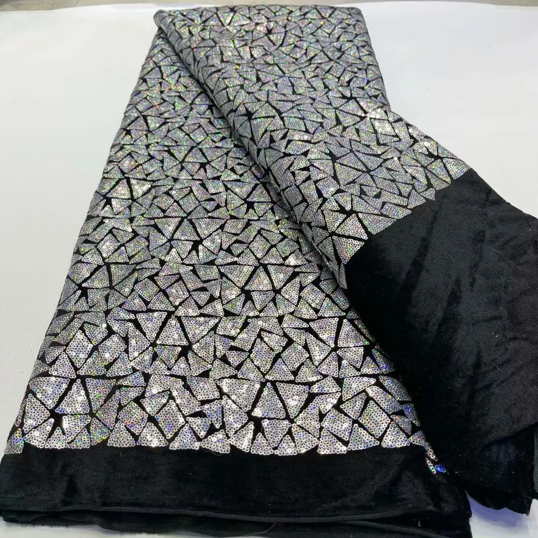 

High Quality African nigerian tulle Lace Fabric Swiss red lace fabri Embroidery guipure lace fabric big Sequins Lace Fabri