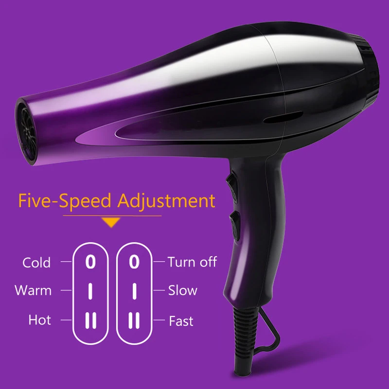 

IXueJie Professional Hair Dryer Hot/Cold Blow Dryer Multifunctional 8In1 Blowdryer Air Collecting&scattering Hair Drying Tools