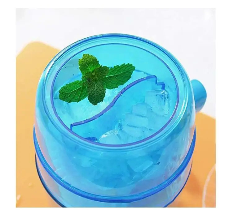 

Handle DIY Ice Crusher Manual Multifunction Portable Ice slush Maker home Snow Cone Smoothie Ice Block Making Machine Ice Shaver