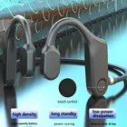 Наушники BT5.1 с костной проводимостью, беспроводные наушники, водонепроницаемая стереогарнитура, гарнитура с микрофоном для спортивных развлечений PGDM SK3