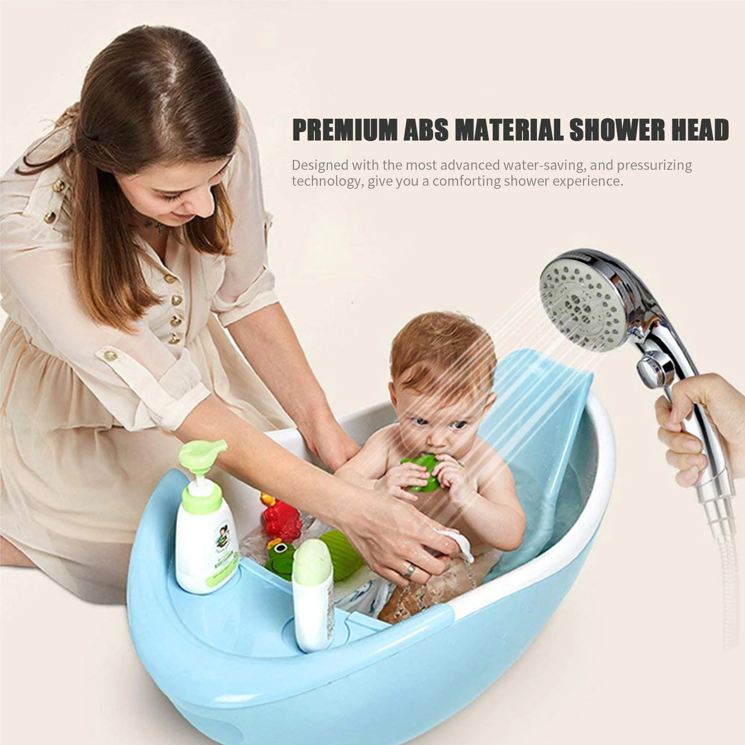 Горячая 5 настроек распыления насадка для душа высокого давления ручная G1/2