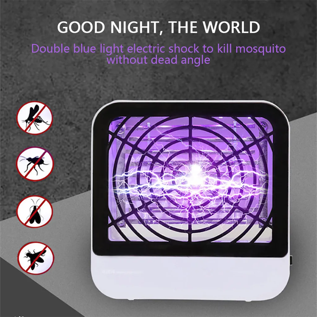 Москитный убийца электрическая ударная лампа от комаров домашняя стерилизация