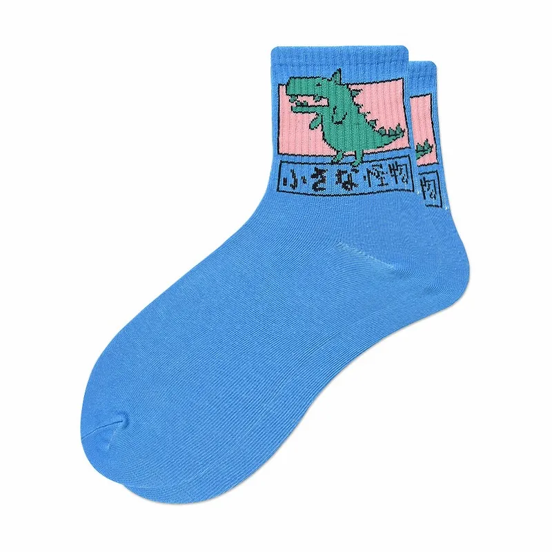 

New Autumn and Winter Women Animals Cartoon Tube Socks Female Soft Top Quality Sock Creative Novelty Wild Ladies Cotton Socks