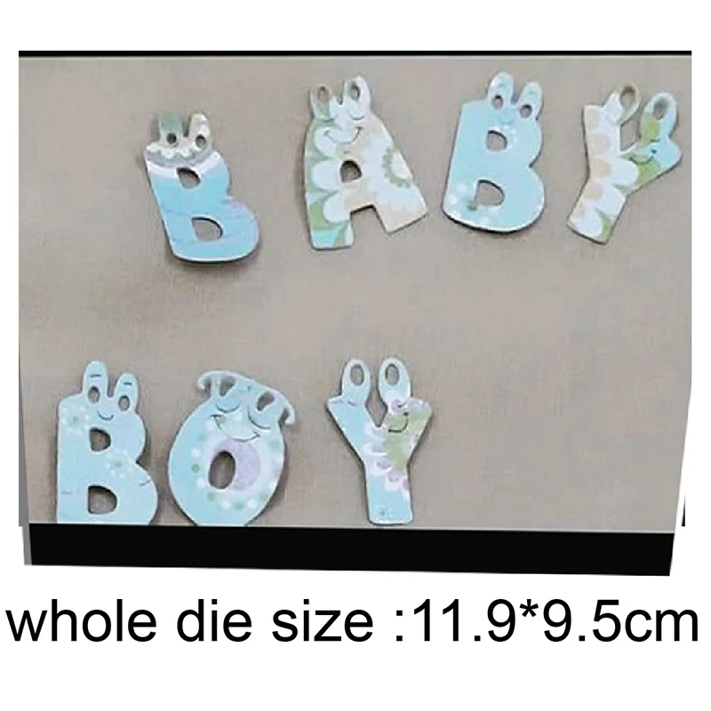 

baby boy Metal Cutting Dies Decorative Scrapbooking 2020 new Craft Die Cut Embossing Paper Cards cutter Stencils