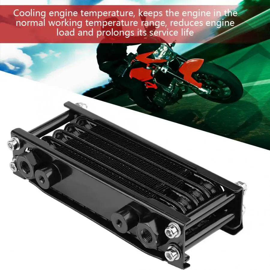 Motorcycle Engine Oil Cooler Cooling Radiator Kit for Honda MSX125 YG125 |