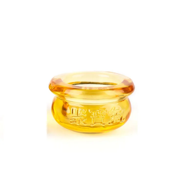 Стеклянные украшения Lucky Treasure желтые хрустальные слитки Кристальные для всей