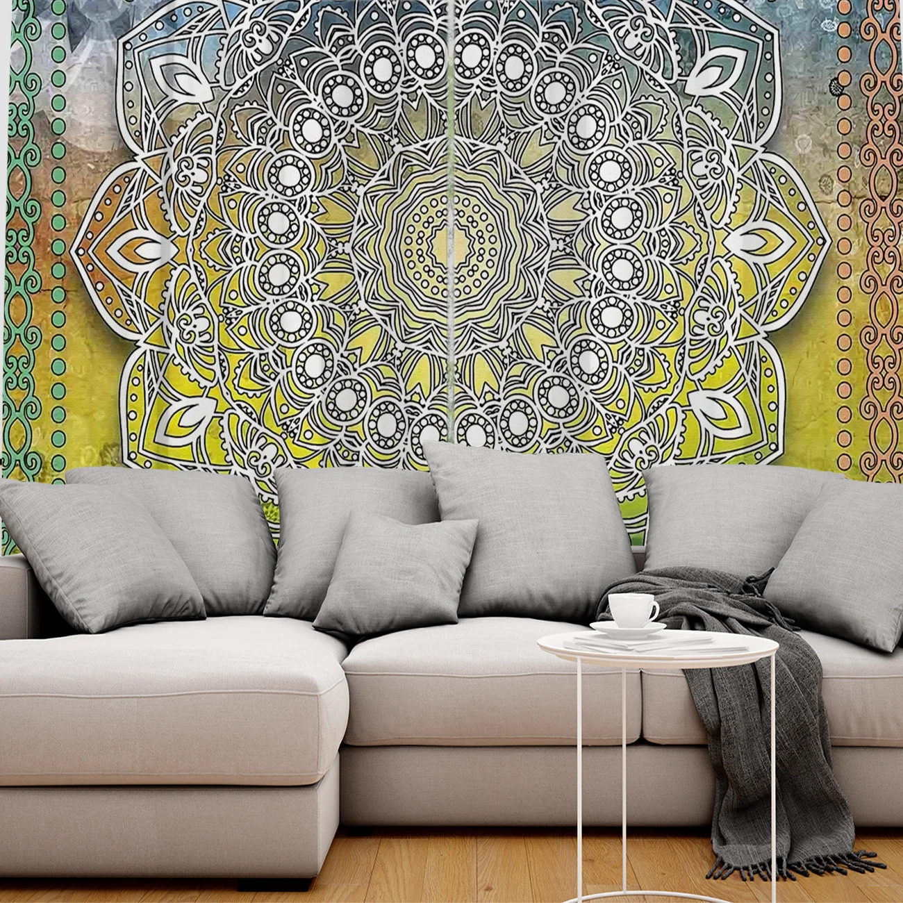 Мандала Богемия окна шторы живописные для гостиной декоративные предметы | Дом и