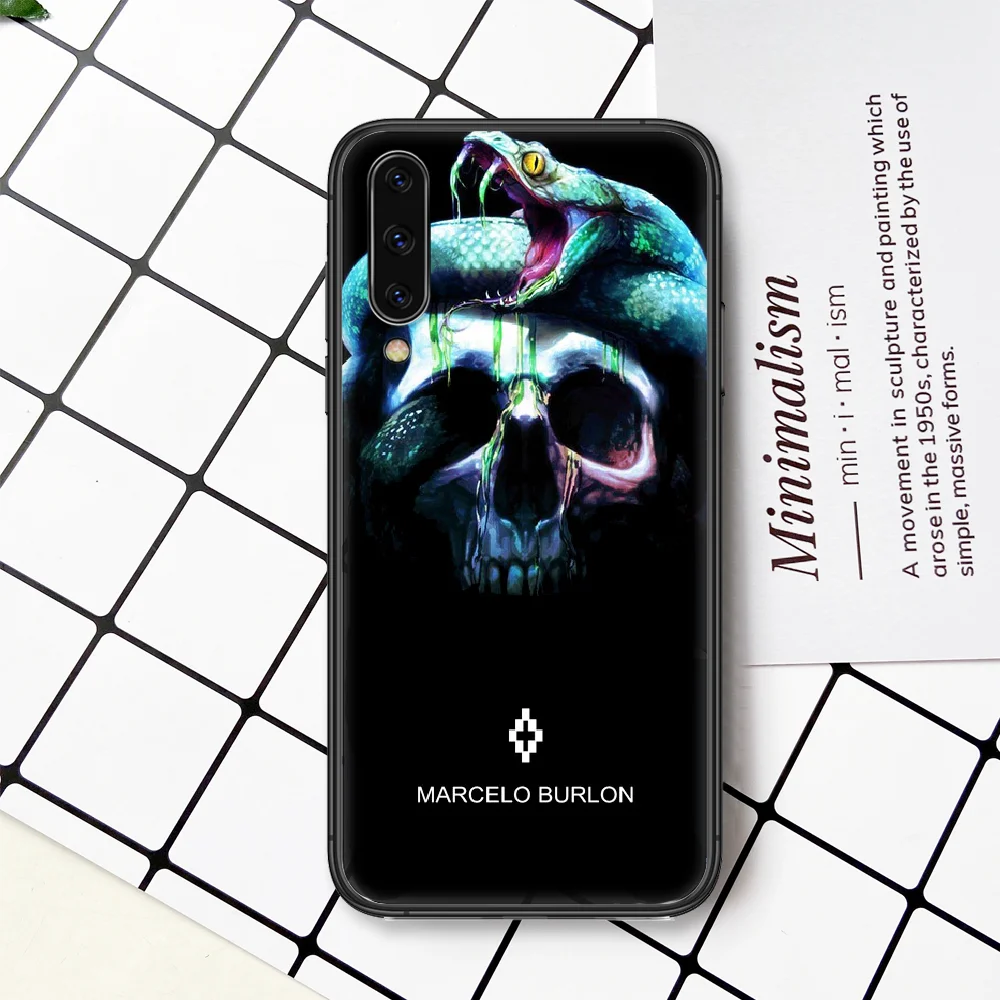 

Fashion Brand Marcelo Burlone Phone Case For For SamSung Galaxy A M 5 8 10 20 30 31 40 50 51 70 71 80 S E Black black Back Trend