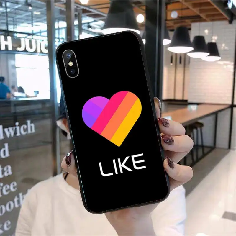 

Likee Funny cat love heart Phone Case for iPhone 11 12 pro XS MAX 8 7 6 6S Plus X 5S SE 2020 mini