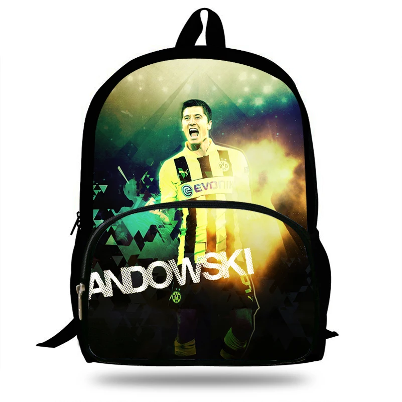 Школьный рюкзак для мальчиков рюкзаки футбольных звезд левандовых