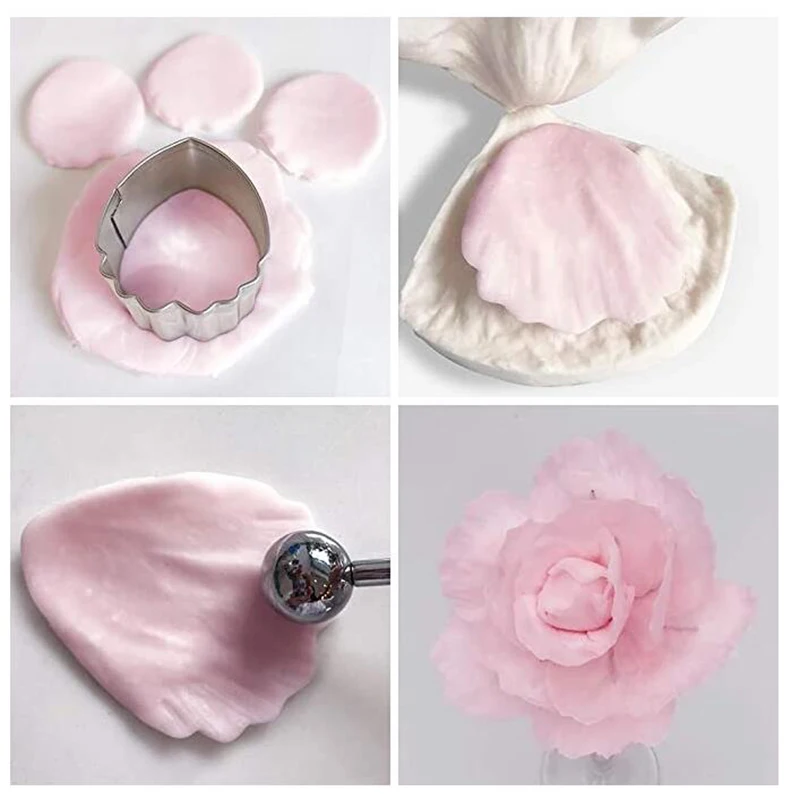 Набор инструментов из полимерной глины резак нержавеющей стали лепестки листьев