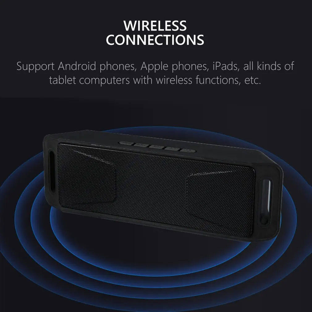 SC208 беспроводной открытый динамик двойной мини портативный сабвуфер компьютер