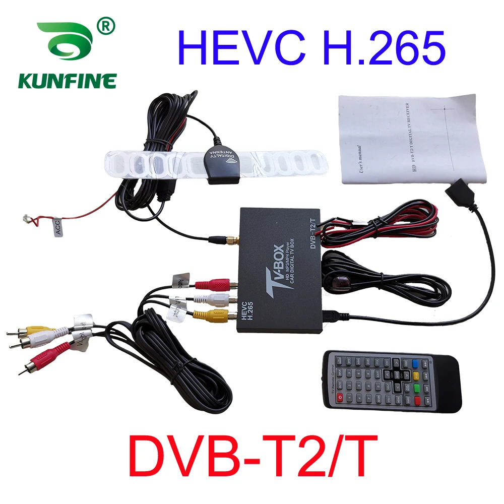 Авто ТВ сигнальная коробка DVB T/T2 автомобильный мобильный цифровой телеприемник