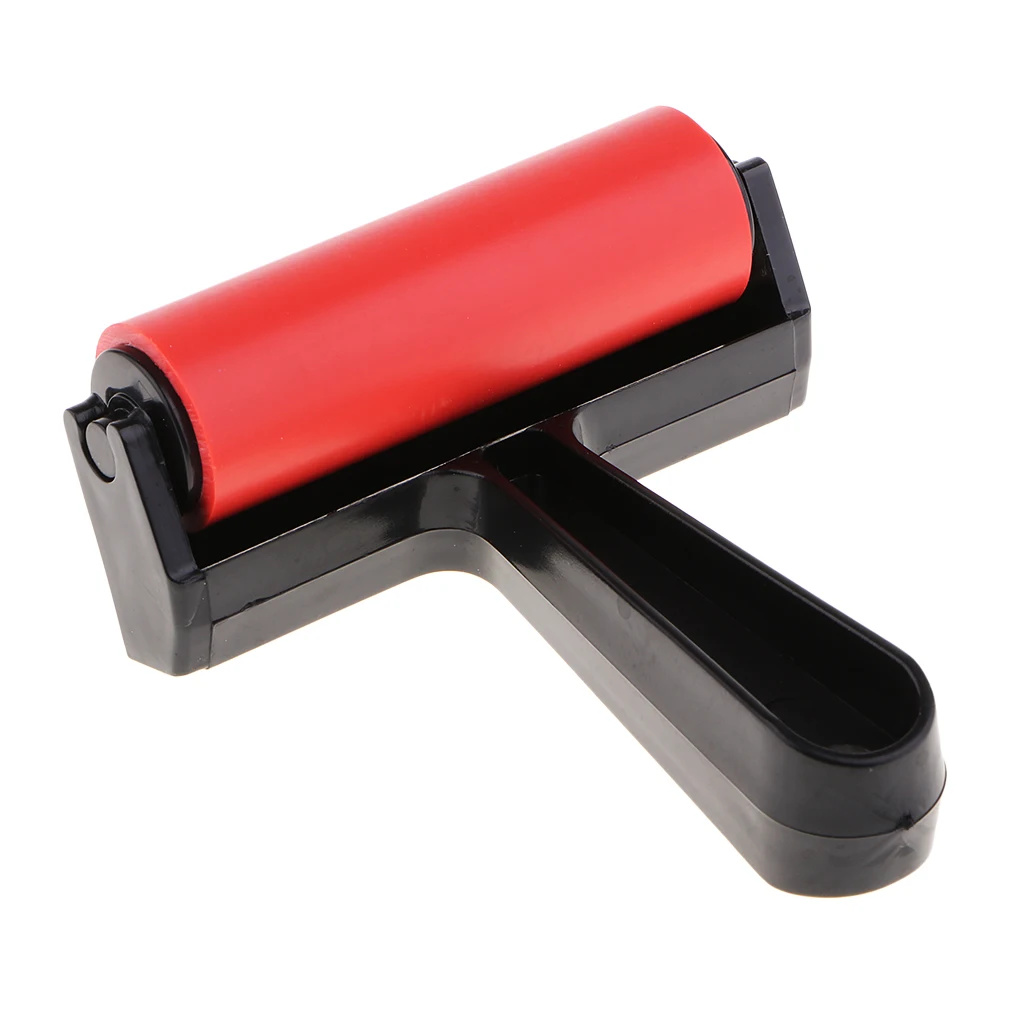 

Rubber Brayer Roller 4" For Printmaking Oil Painitng Craft Projects Plastic