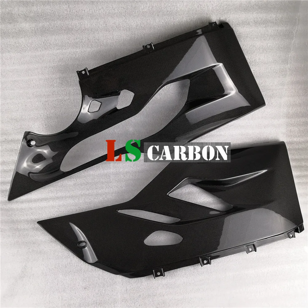 Motorcycle Belly Pan Lower Fairing Panels For Ducati Panigale  899 959 1199 1299 Full Carbon Fiber
