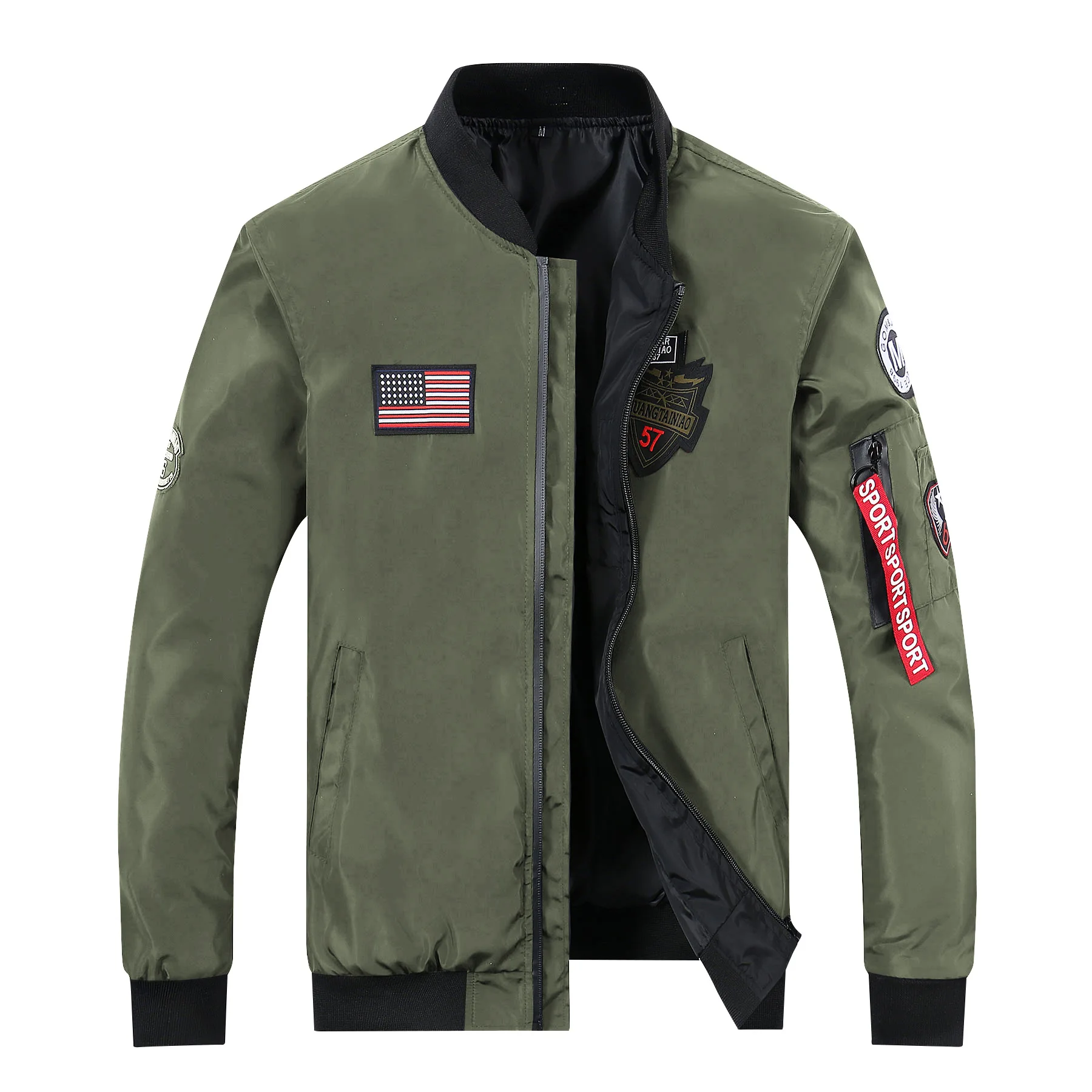 

Factory direct wholesale and retail 2021 men's spring and autumn new jacket men's slim rest Cross-border men's spring and autumn