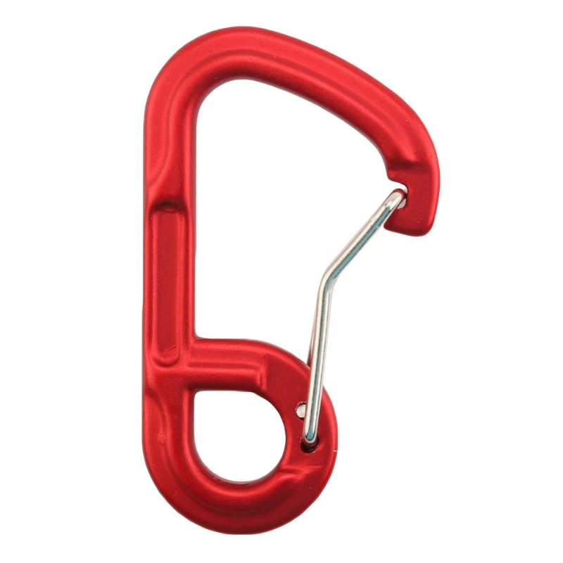 

Aluminum HooksLock D-Shape Carabiner Clip Quick-release Key Chain Buckle Clip Snap Outdoor Climbing Buckle EDC Tool