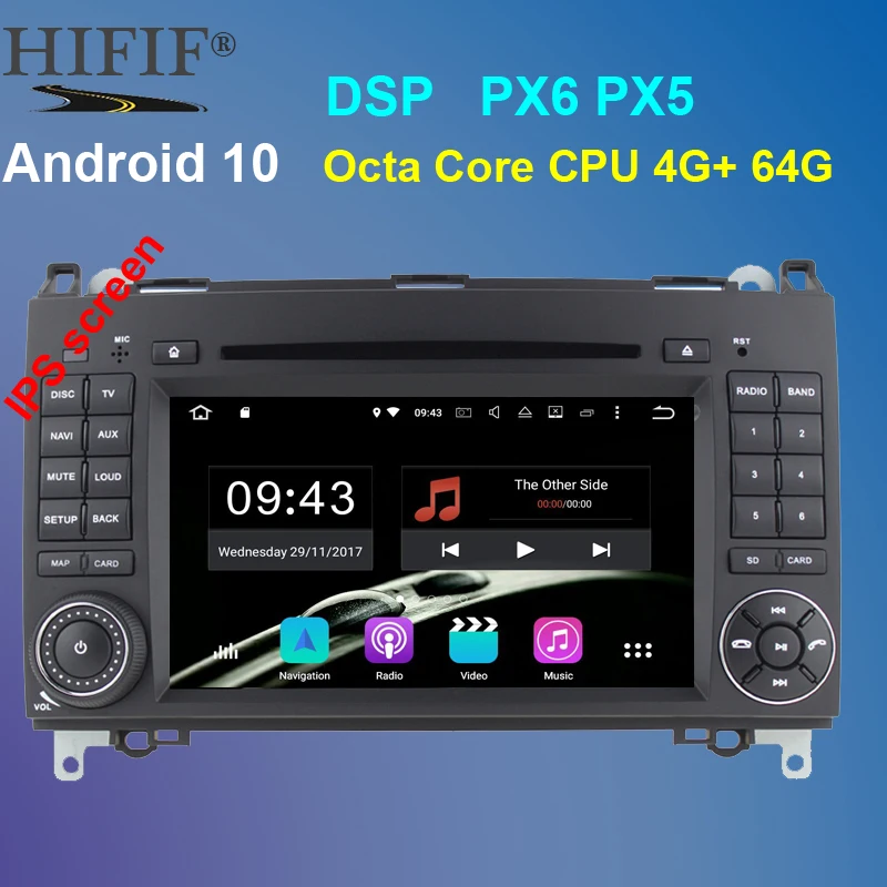 Android 10 для Mercedes Benz Sprinter B200 W209 W169 B class W245 B170 Vito W639 автомобильный dvd плеер радио GPS
