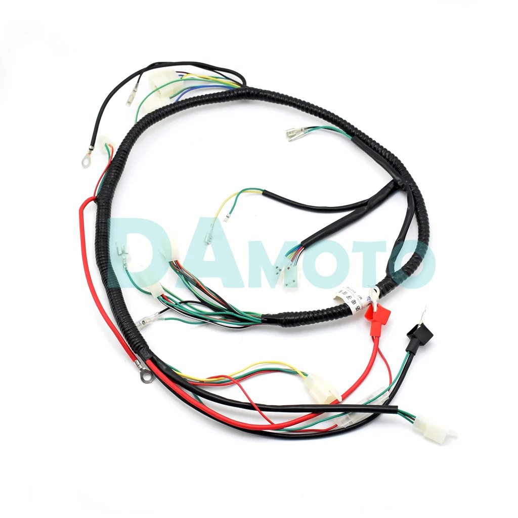 Жгут проводов ткацкий станок для 150cc 250cc PIT ATV Quad Buggy Dirt Bike электрический запуск