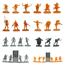 TRPG miniatures board game zombicide genuine bulks 12 survivors Amy Doug Elle Josh Lili Lou Odin zombies monster figure models