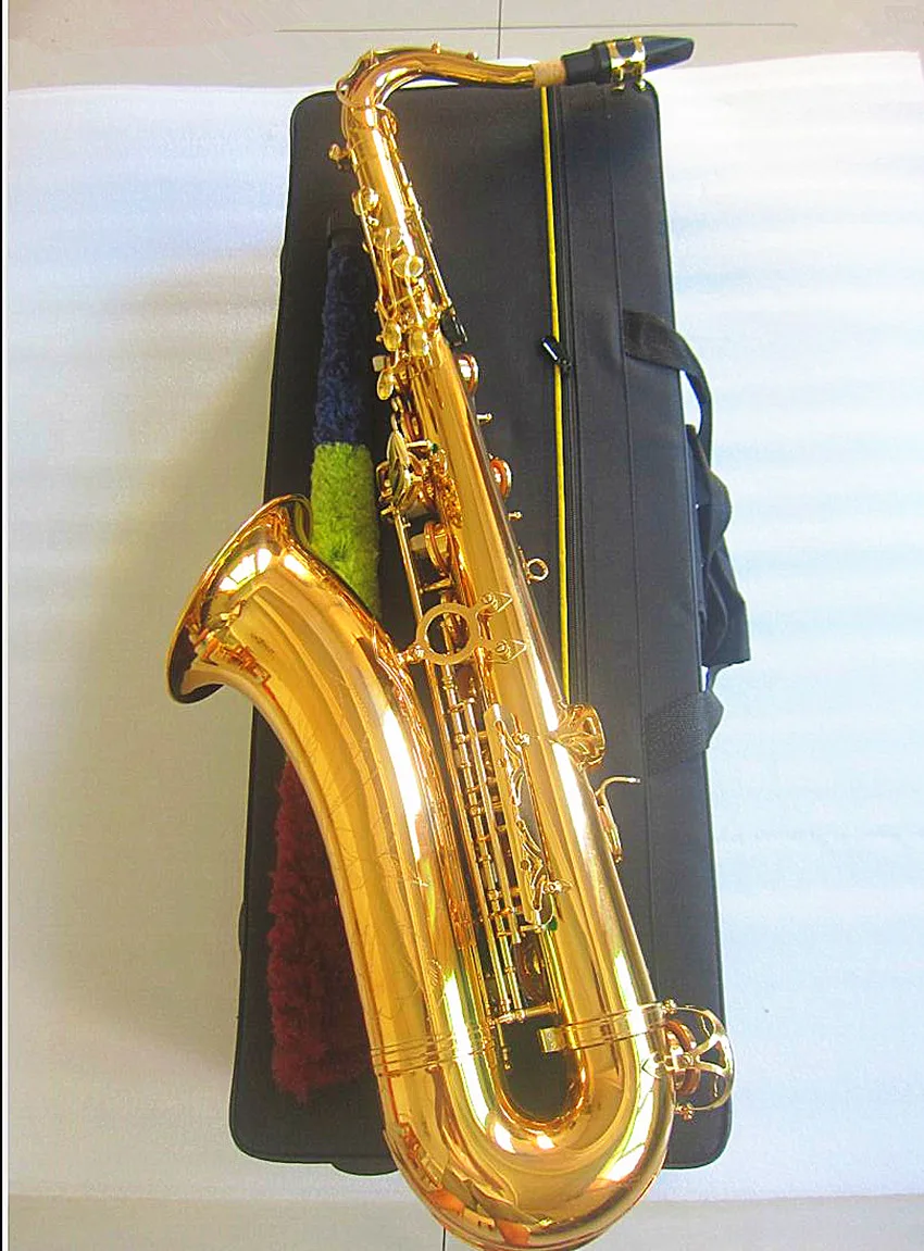 Новинка профессиональный тенор-саксофон Bb для электрофореза Золотой тенор с